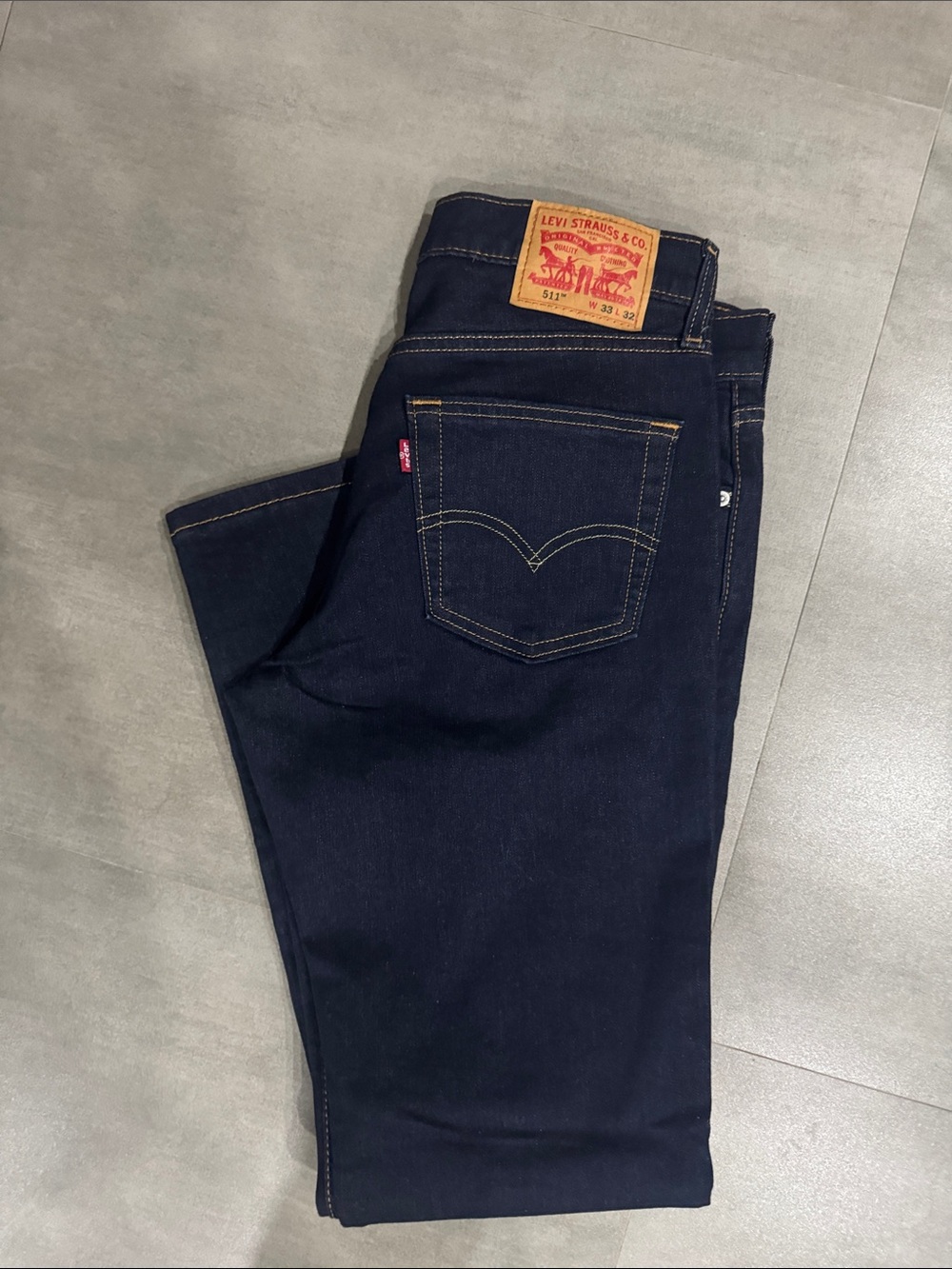 Levi's Dark Indigo Blue Slim Jeans